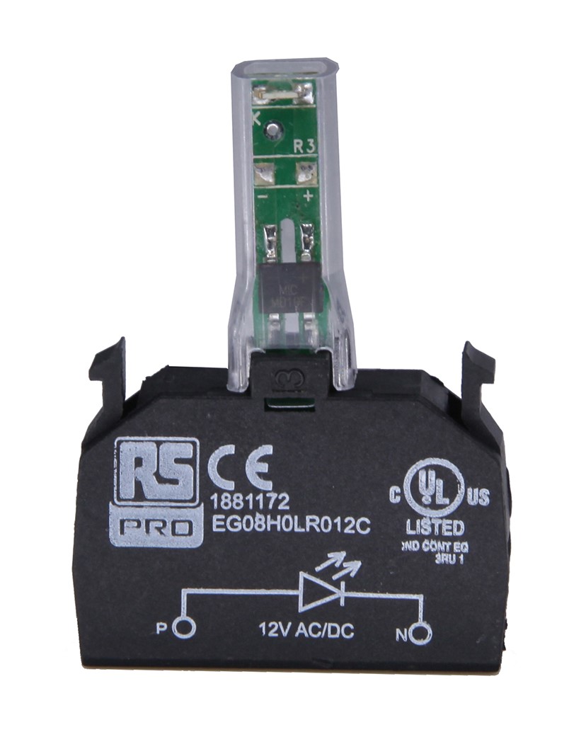 RS PRO RSE Series Light Block, 12V ac/dc, Blue Light