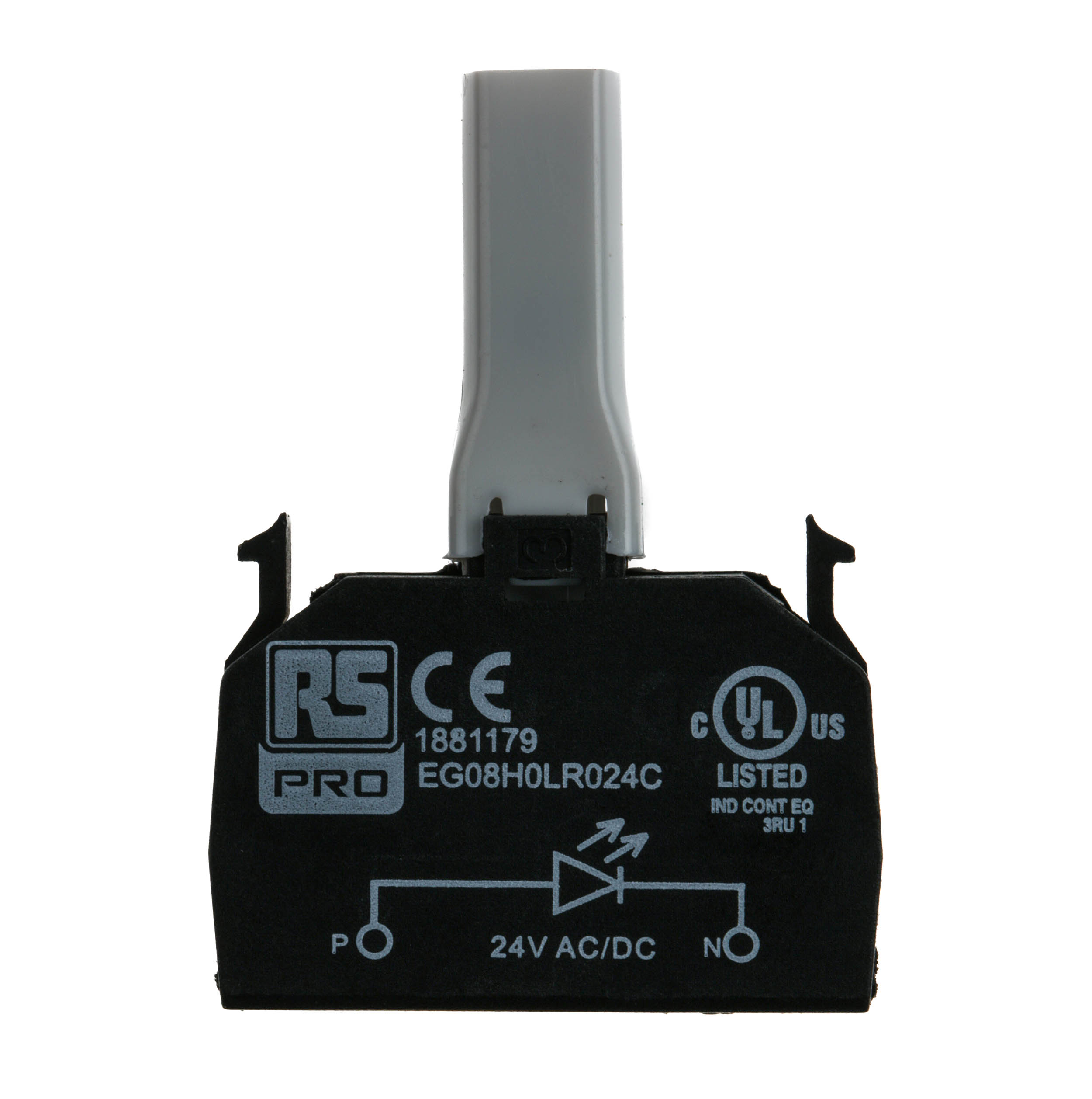 RS PRO Light Block, 24V ac/dc, Red Light