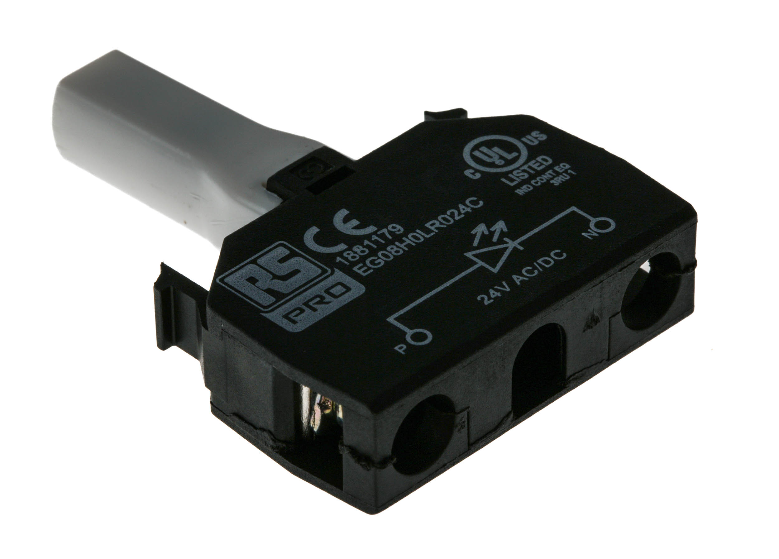188-1179 RS PRO Light Block, 24V ac/dc, Red Light