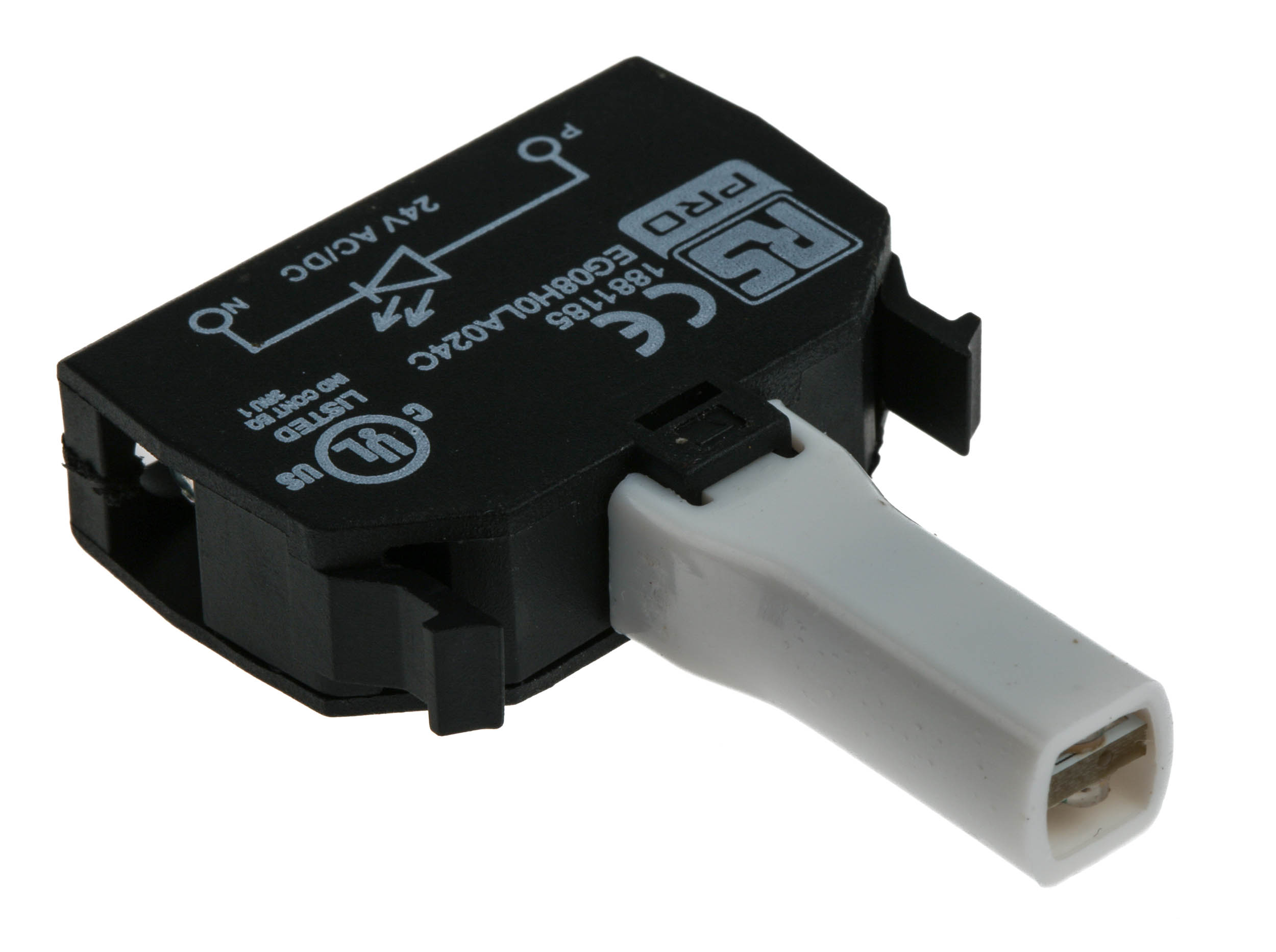 188-1185 RS PRO Light Block, 24V ac/dc, Amber Light