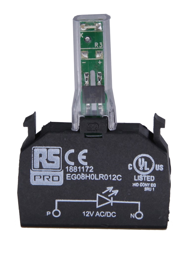 RS PRO Light Block, 110V ac, Red Light