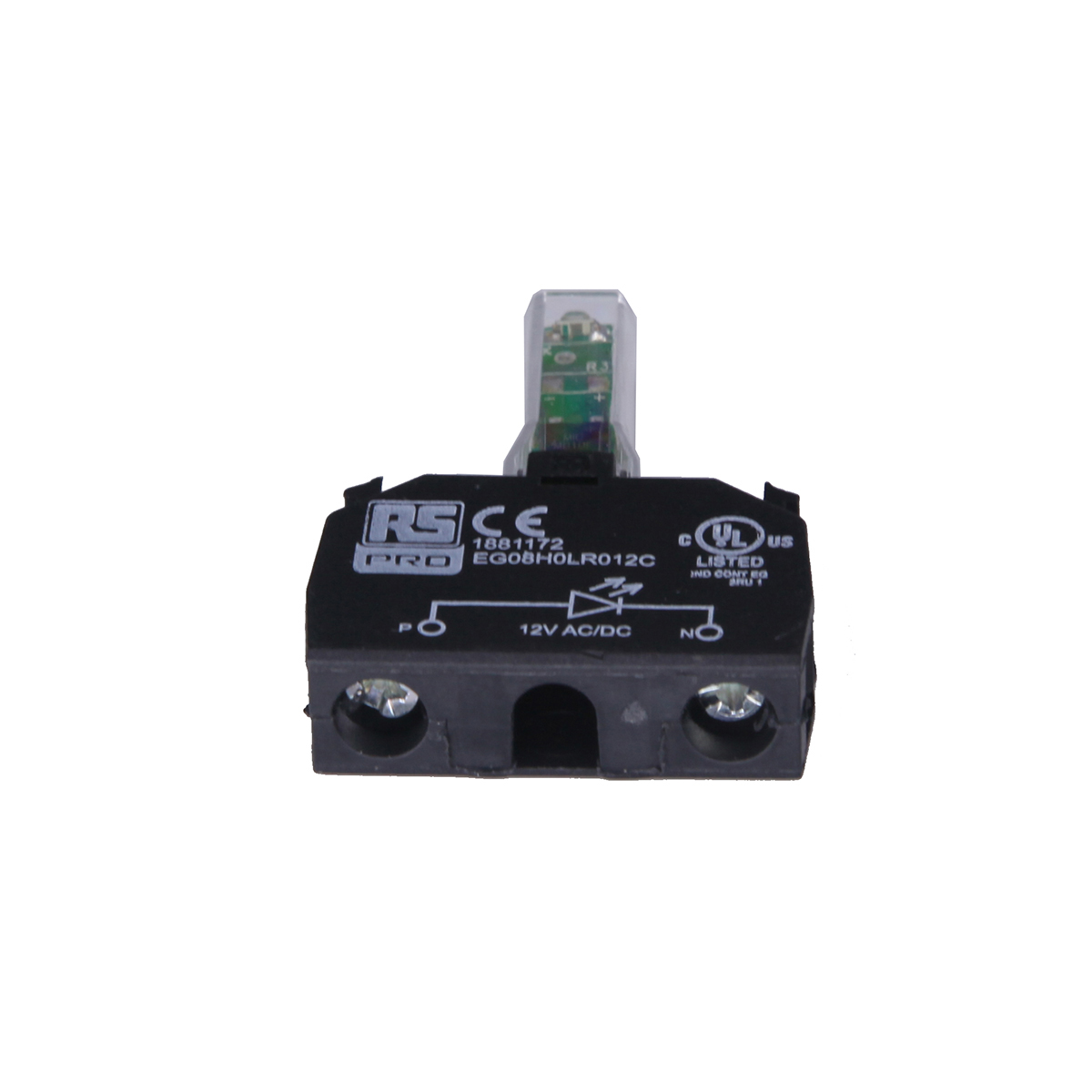 188-1186 RS PRO Light Block, 110V ac, Red Light