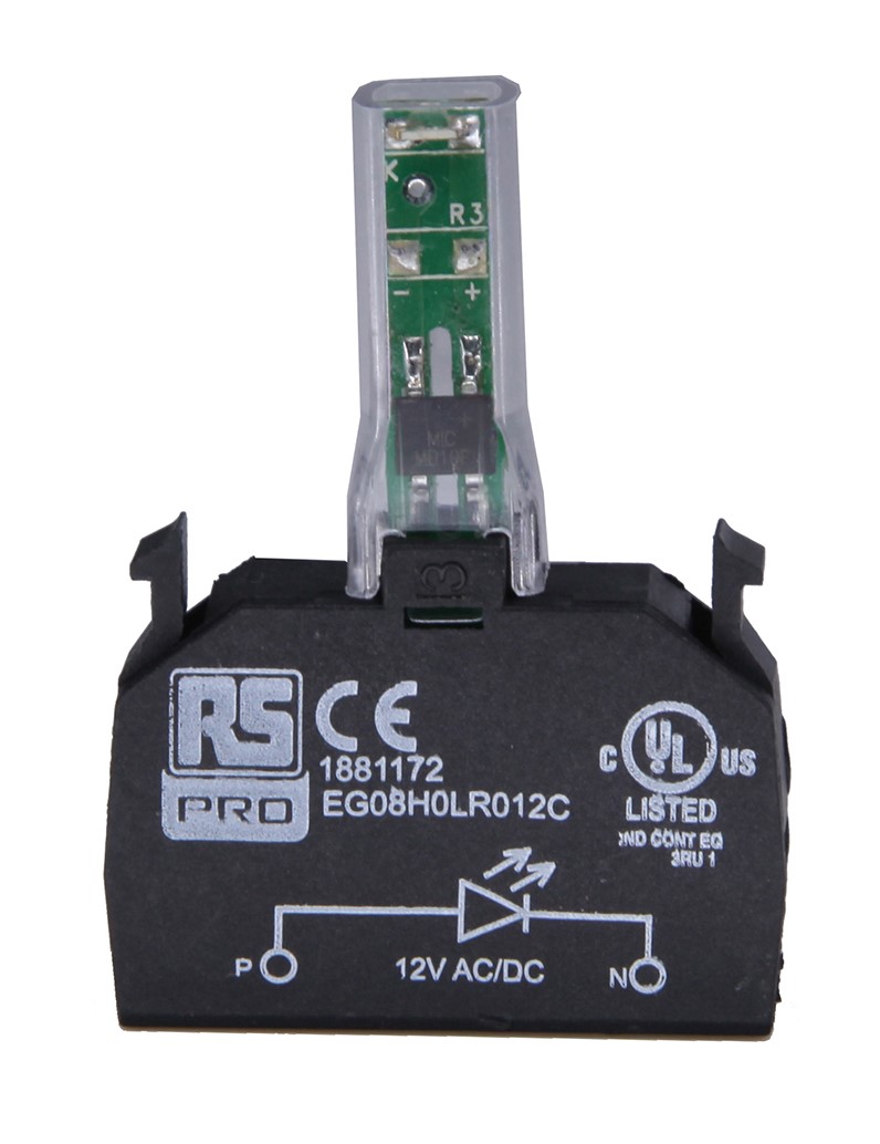 RS PRO Light Block, 110V ac, Blue Light