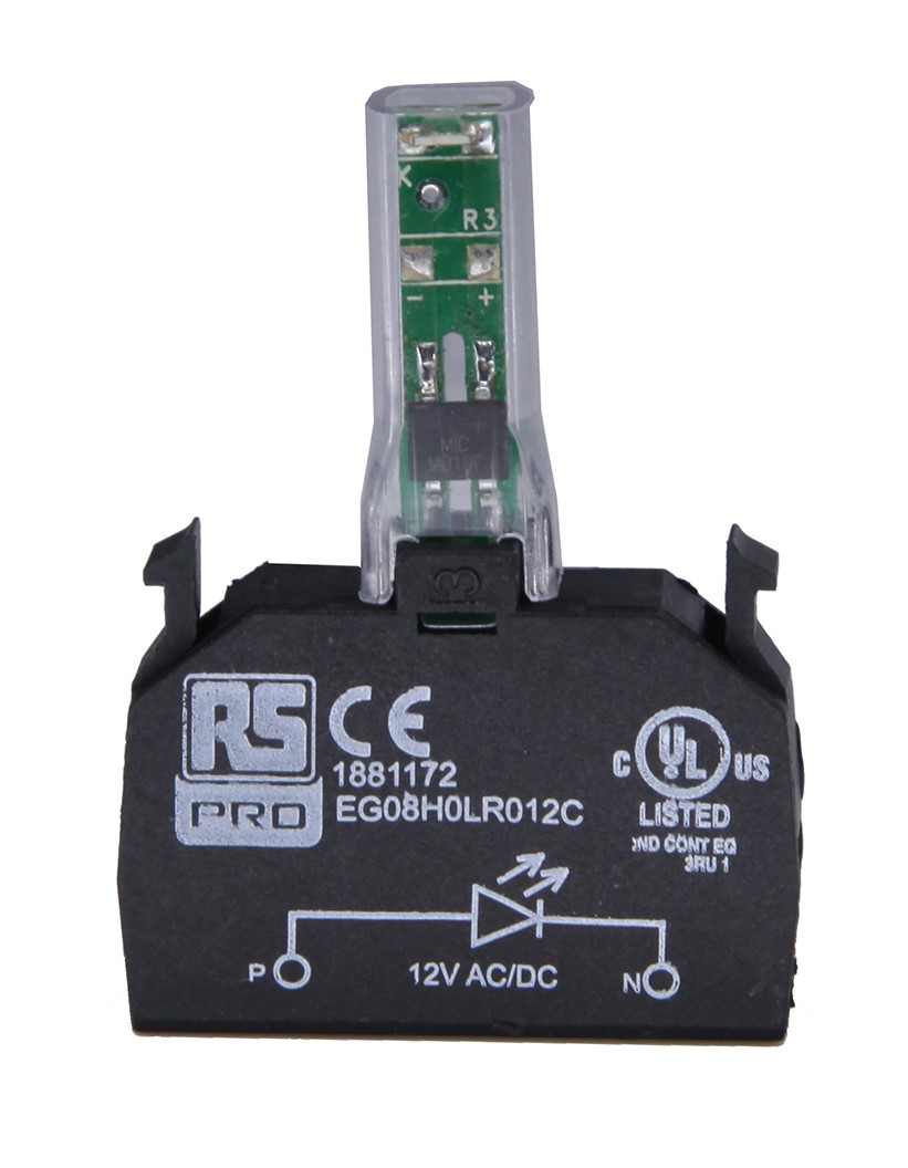 RS PRO Light Block, 110V ac, White Light