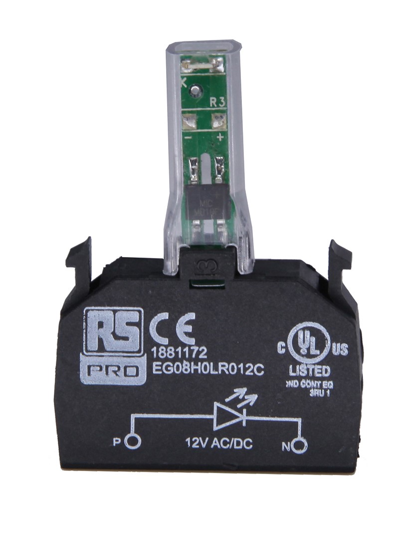 RS PRO Light Block, 110V ac, Green Light