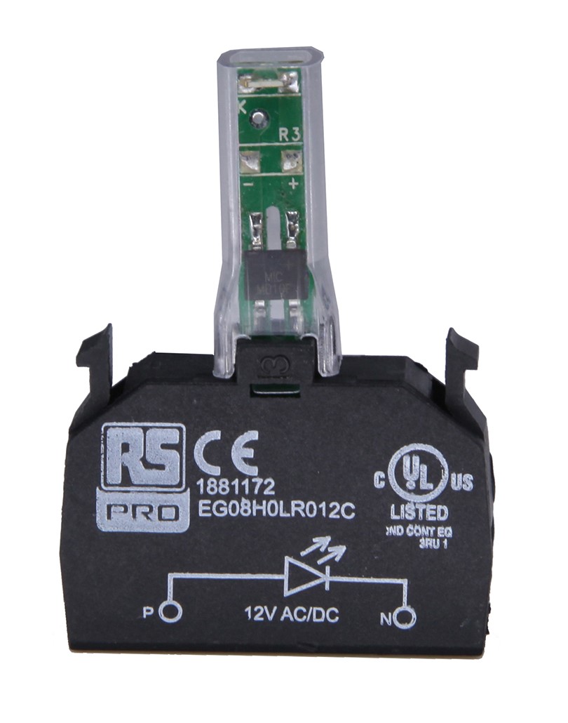 RS PRO Light Block, 240V ac, Blue Light