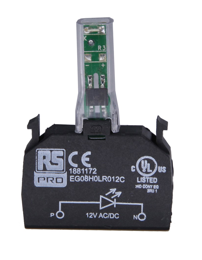 RS PRO Light Block, 240V ac, White Light