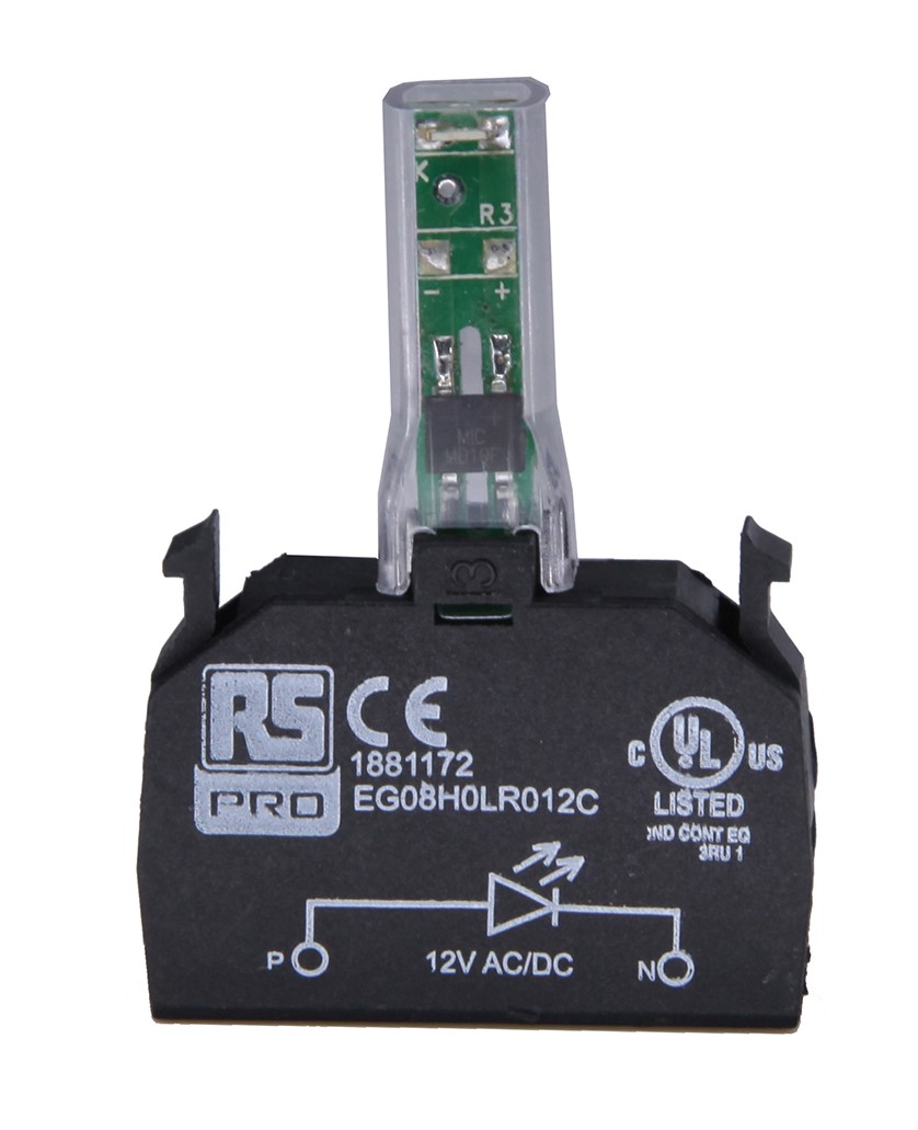 RS PRO RSE Series Light Block, 240V ac, Amber Light