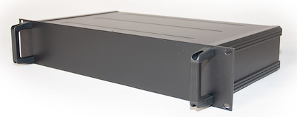 RS PRO, 2 U 19 in Rack Mount Case HS 245 mm, 425 mm 84 mm