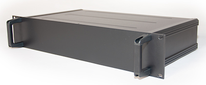 RS PRO, 2 U 19 in Rack Mount Case HS 425 mm, 425 mm 84 mm