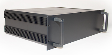 RS PRO, 3 U 19 in Rack Mount Case HS 425 mm, 425 mm 128.6 mm