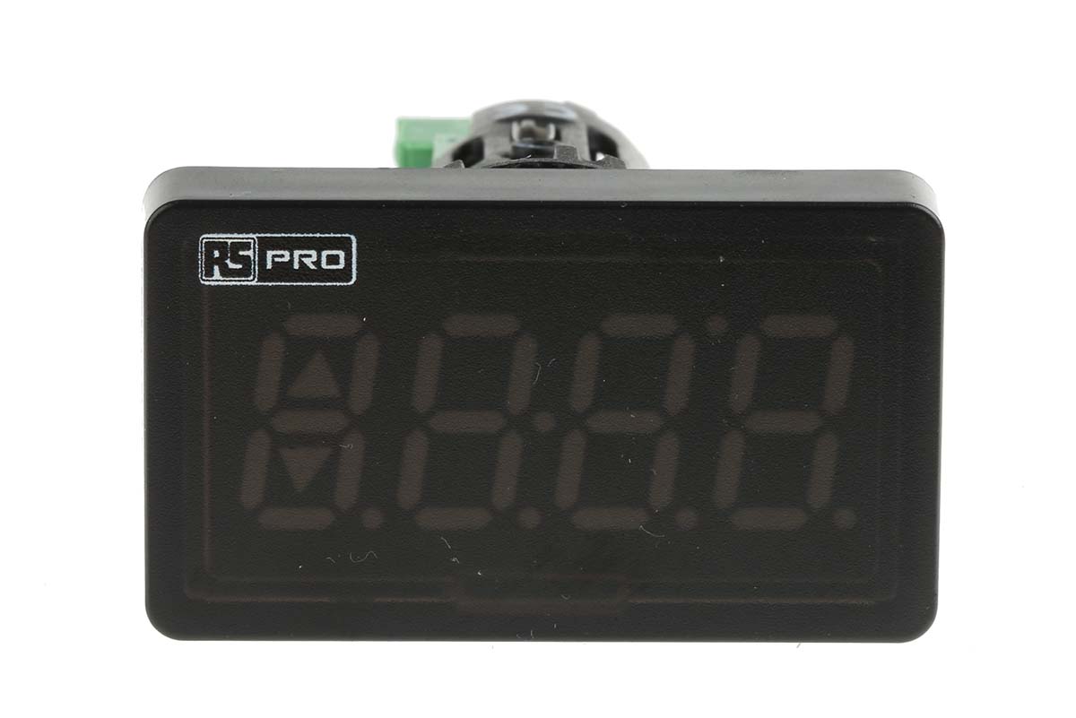RS PRO Digital Ammeter 20 mA, 29.5 mm x 51.5 mm, 0.15 %