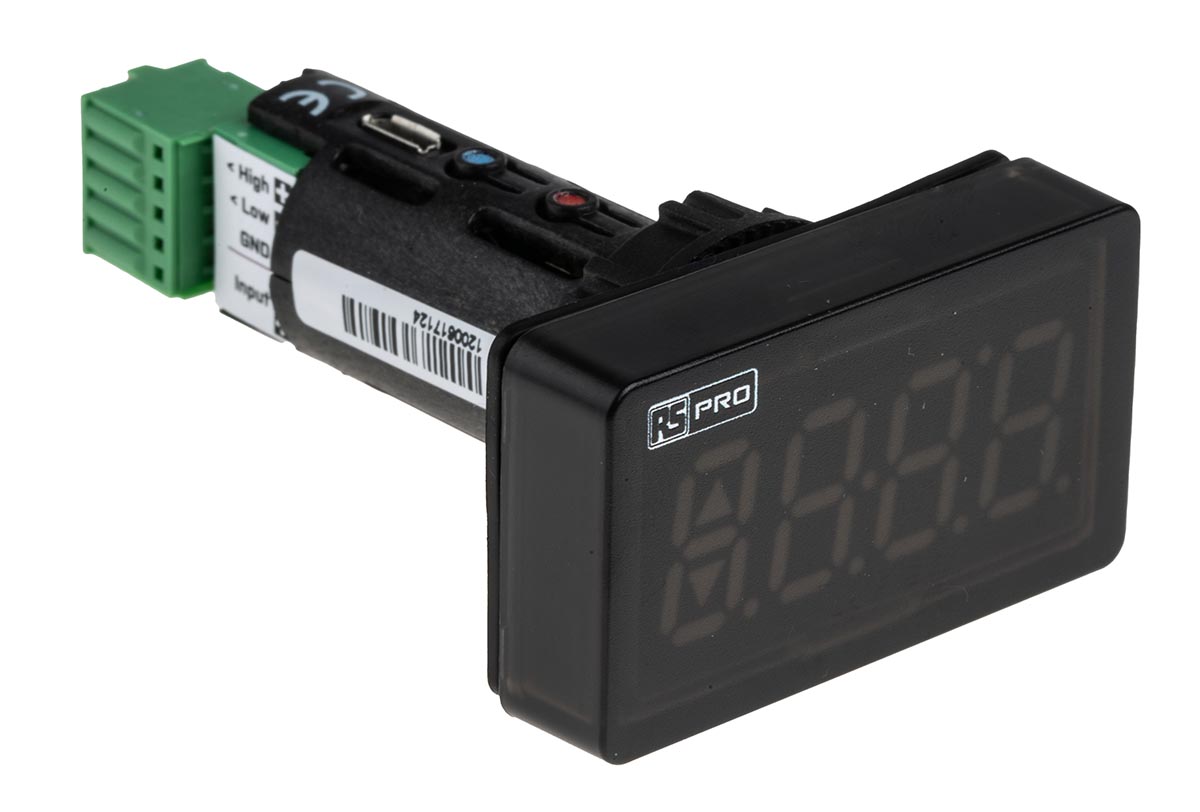 188-3473 RS PRO RS PRO Digital Ammeter 20 mA, 29.5 mm x 51.5 mm, ±0.15 % rdg + 1 % Digits