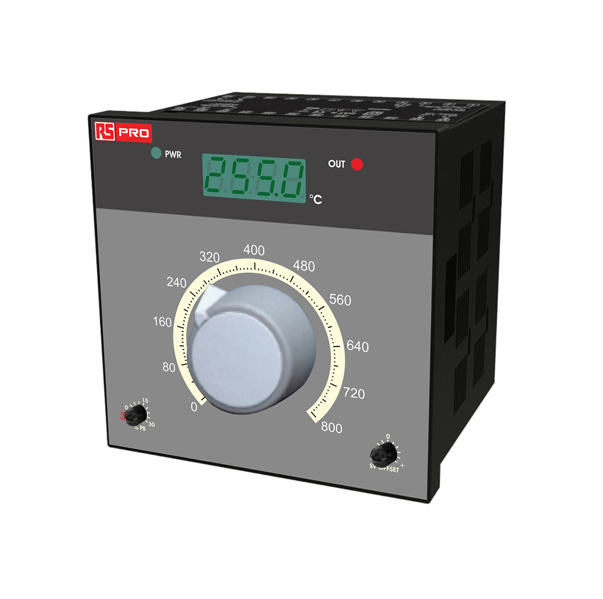 RS PRO IDM 503 / 505 Panel PID Temperature Controller 1 Input, 2 Output 2 Relay 230V ac