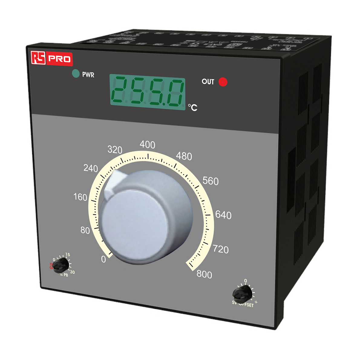 RS PRO IDM 503 / 505 DIN PID Temperature Controller 1 Input, 2 Output 2 Relay 230V ac