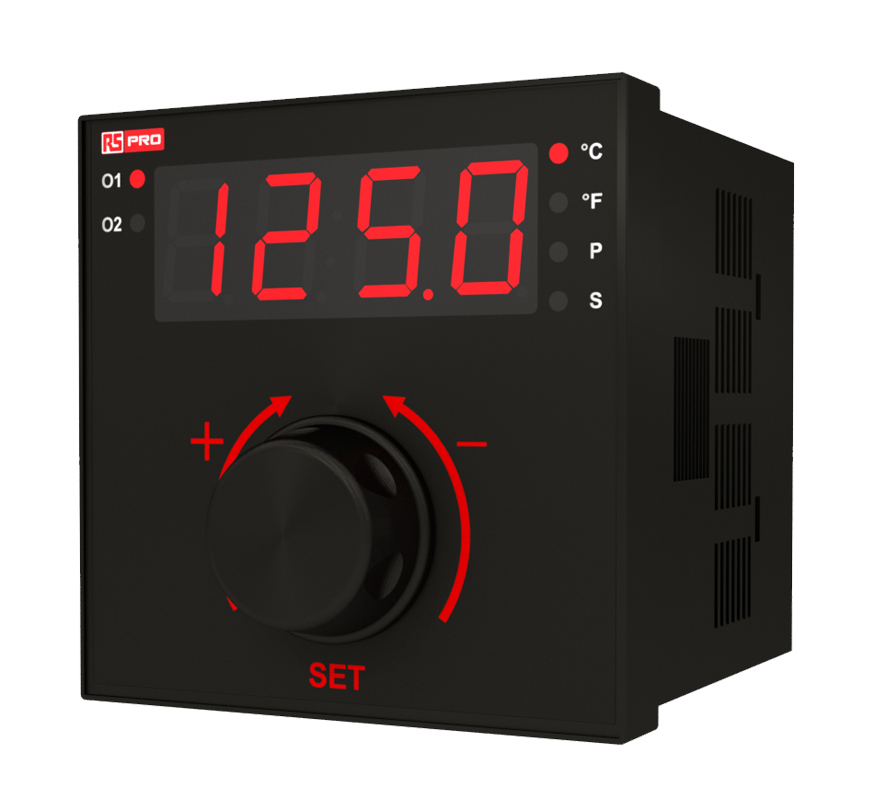 RS PRO IDM 503 / 505 Panel PID Temperature Controller 1 Input, 2 Output 2 Relay 24V ac PID Controller