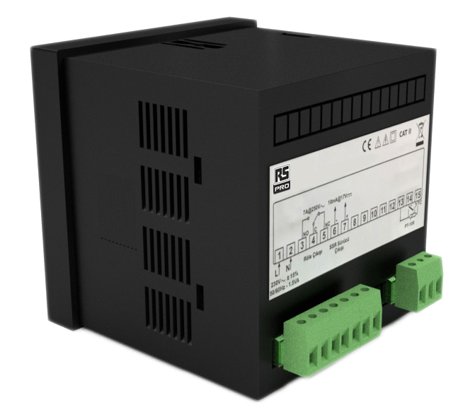 188-5165 RS PRO IDM 503 / 505 Panel PID Temperature Controller 1 Input, 2 Output 2 Relay 24V ac PID Controller