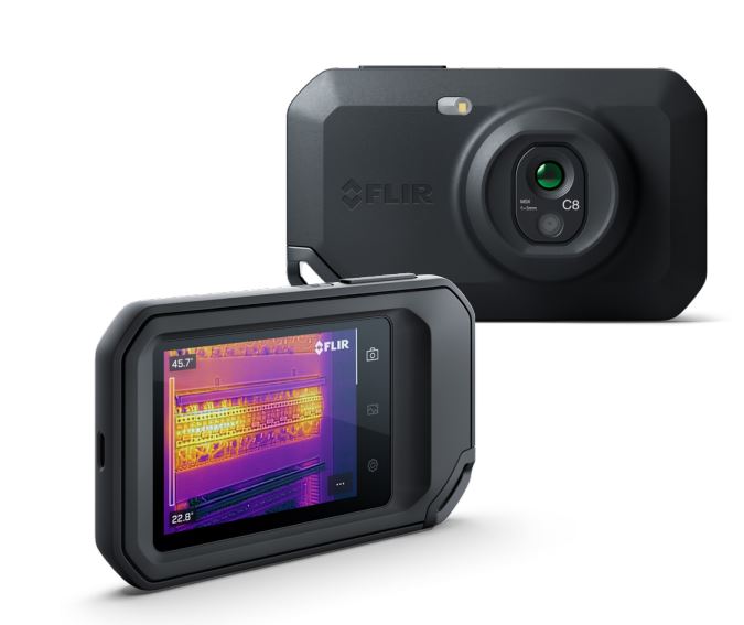 FLIR C8 Bluetooth, USB, WiFi Thermal Imaging Camera, 450 °C 240 x 320 pixels Detector Resolution