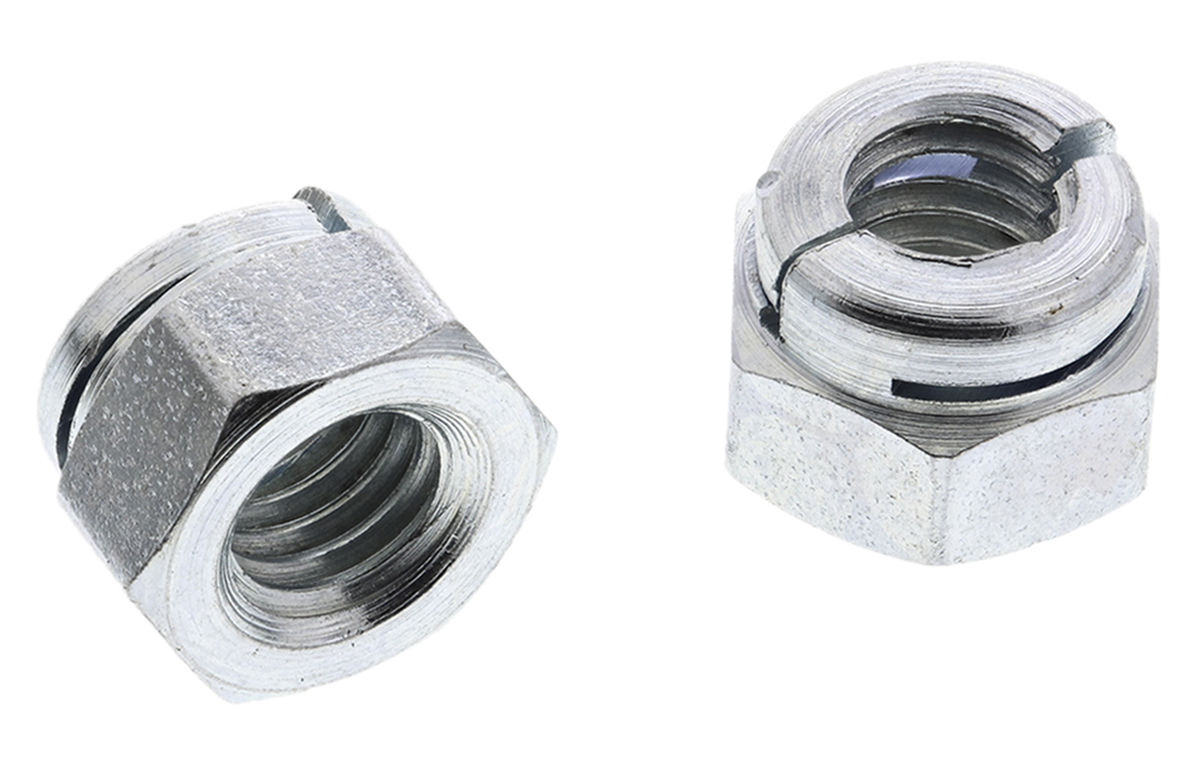 Aerotight, Bright Zinc Steel Locknut, RoHS, M5