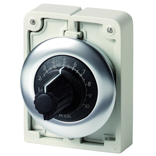 Eaton Eaton Moeller 10000 Ω Rotary Potentiometer 1-Turns 1-Gang Panel Mount, 188114 M30I-FR10K