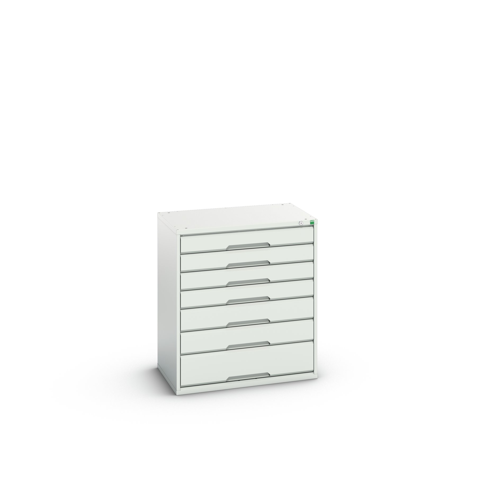 Bott 7 Cabinet, Steel, 900mm x 800mm x 550mm, Light Grey