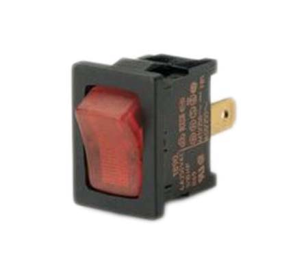 Marquardt Illuminated SPST, On-Off On-None-On Rocker Switch Panel