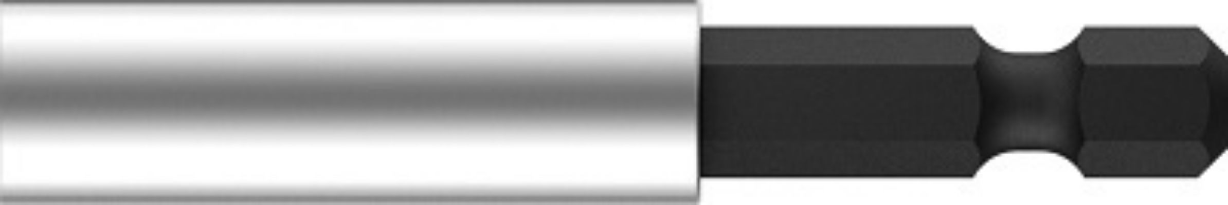 Wiha 71132 1/4 in Hex Hexagon Head, 58 mm Overall