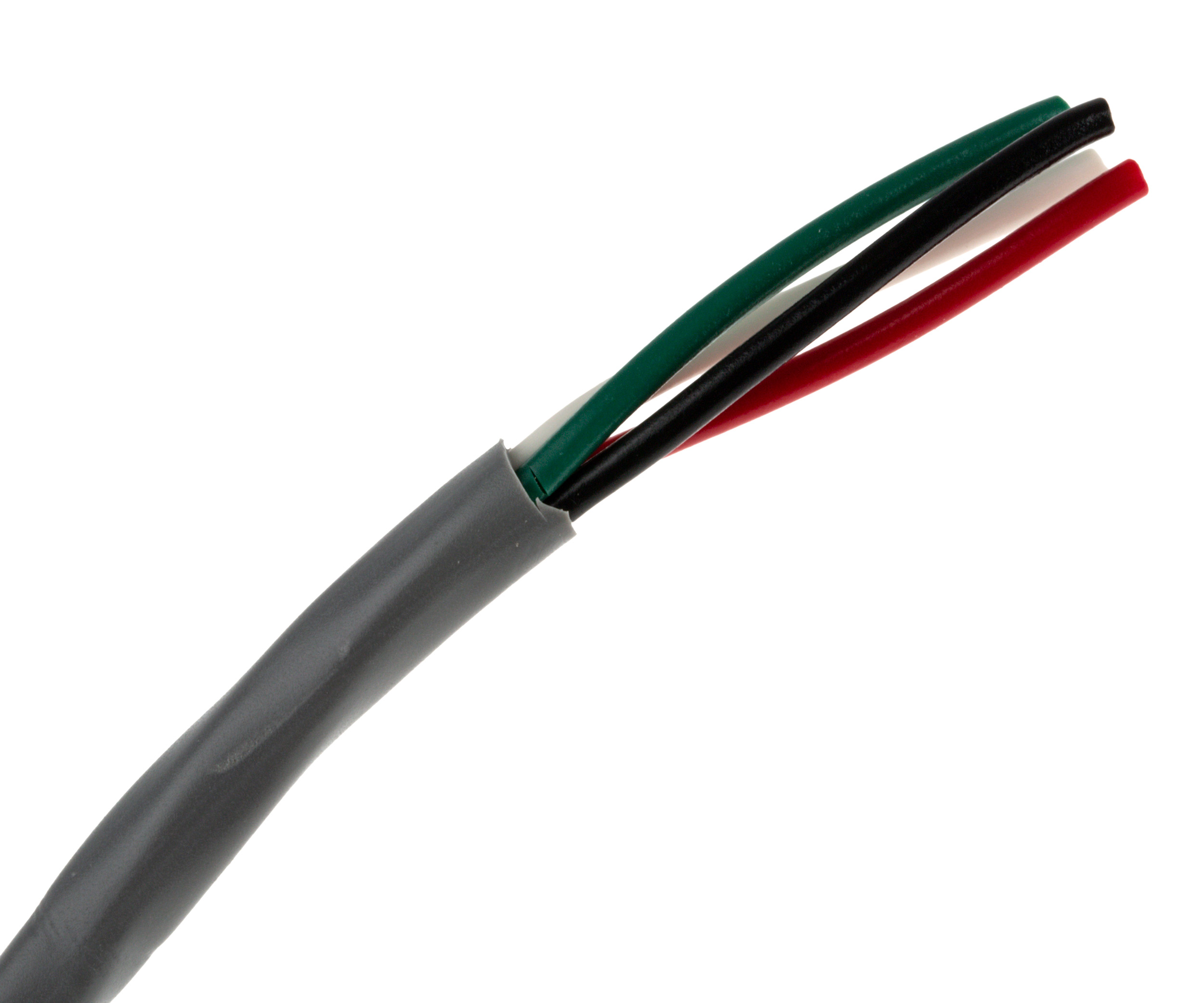18964c-sl005 Alpha Wire Alpha Essentials Communication & Control Series Control Cable, 4 Pairs, 0.56 mm², 30 m, Grey Sheath Polyvinyl