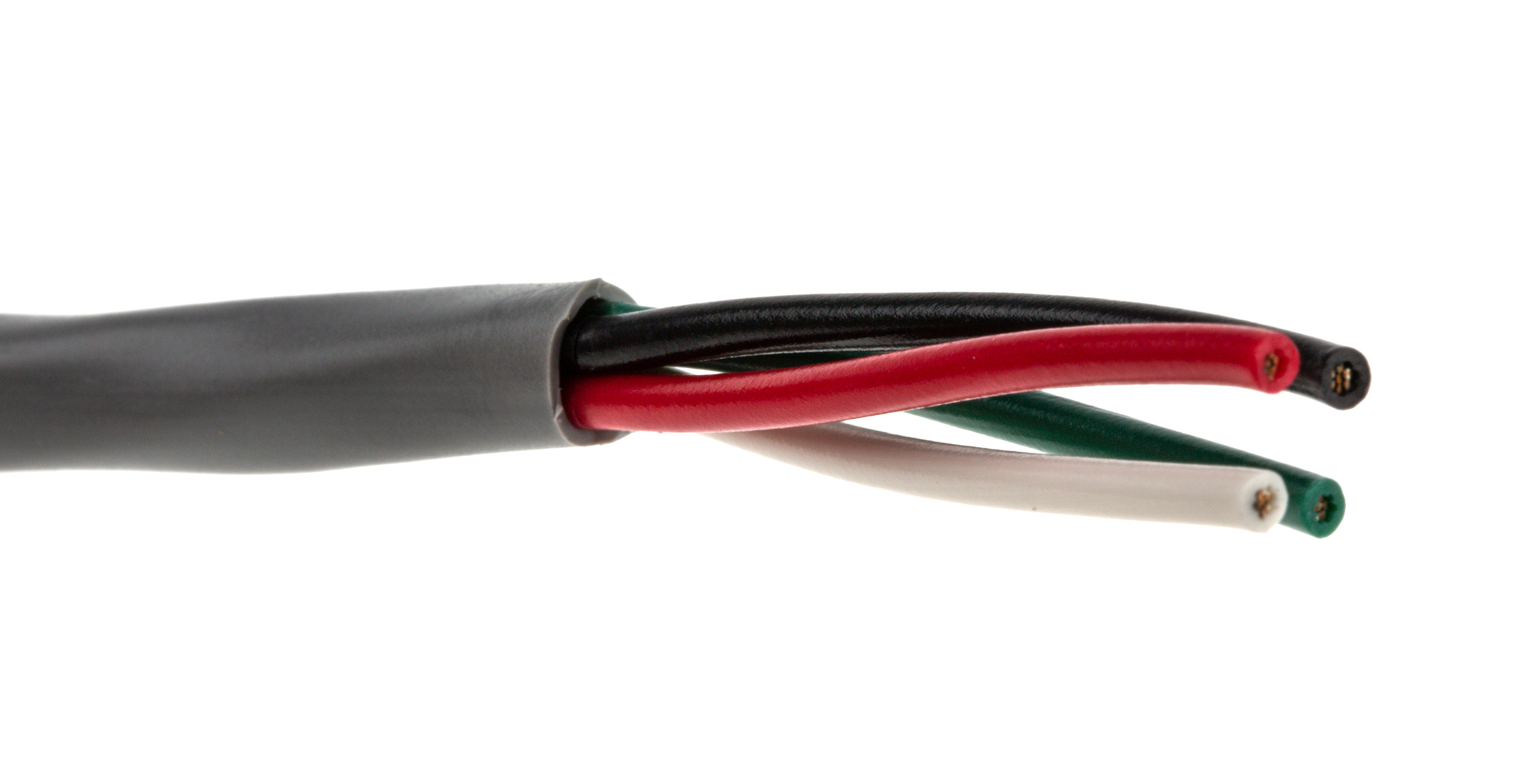 18964c-sl005 Alpha Wire Alpha Essentials Communication & Control Series Control Cable, 4 Pairs, 0.56 mm², 30 m, Grey Sheath Polyvinyl