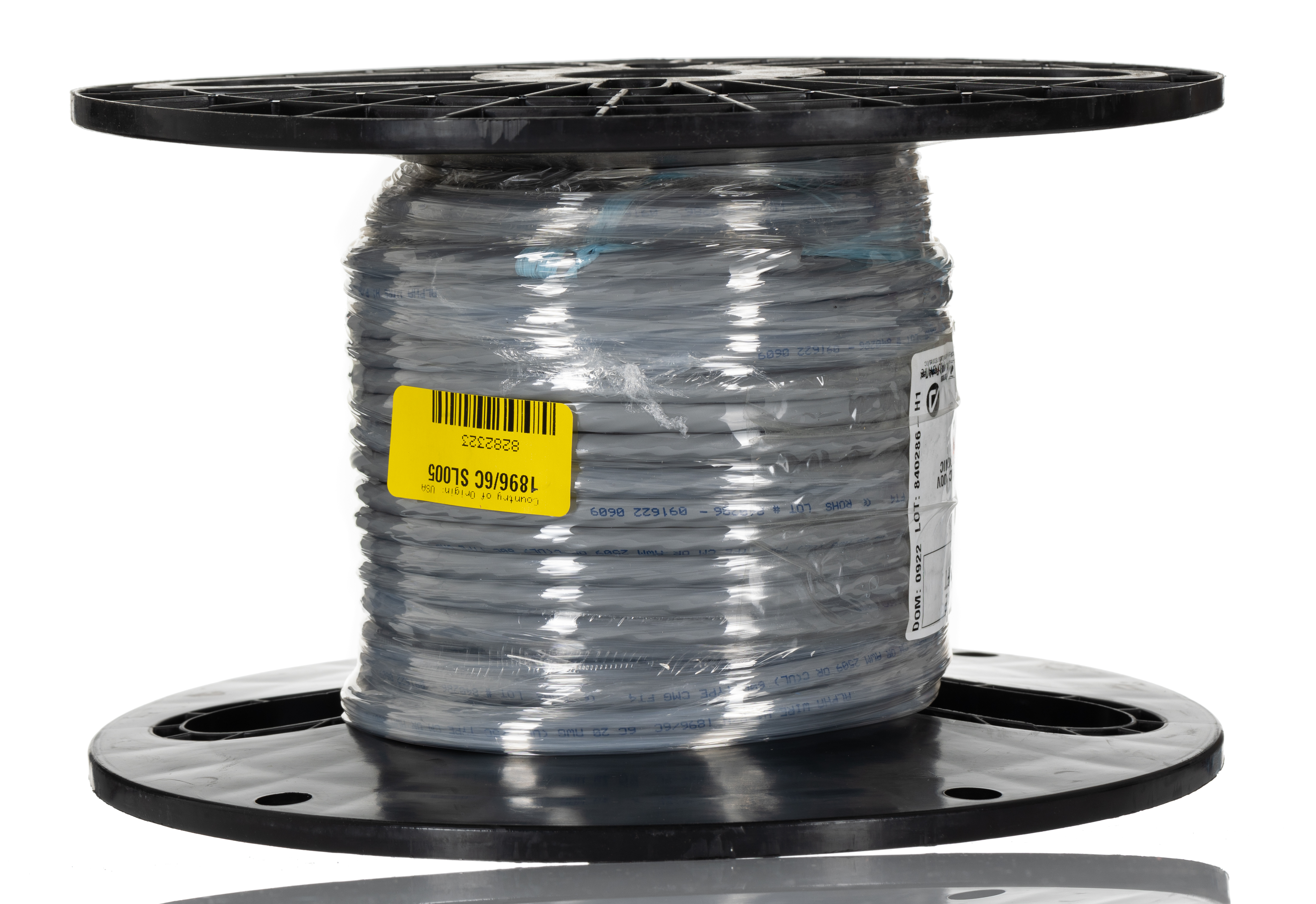 Alpha Wire Alpha Essentials Communication & Control Control Cable, 6 Cores, 0.56mm² 20 AWG, Unscreened, 30 m, Grey
