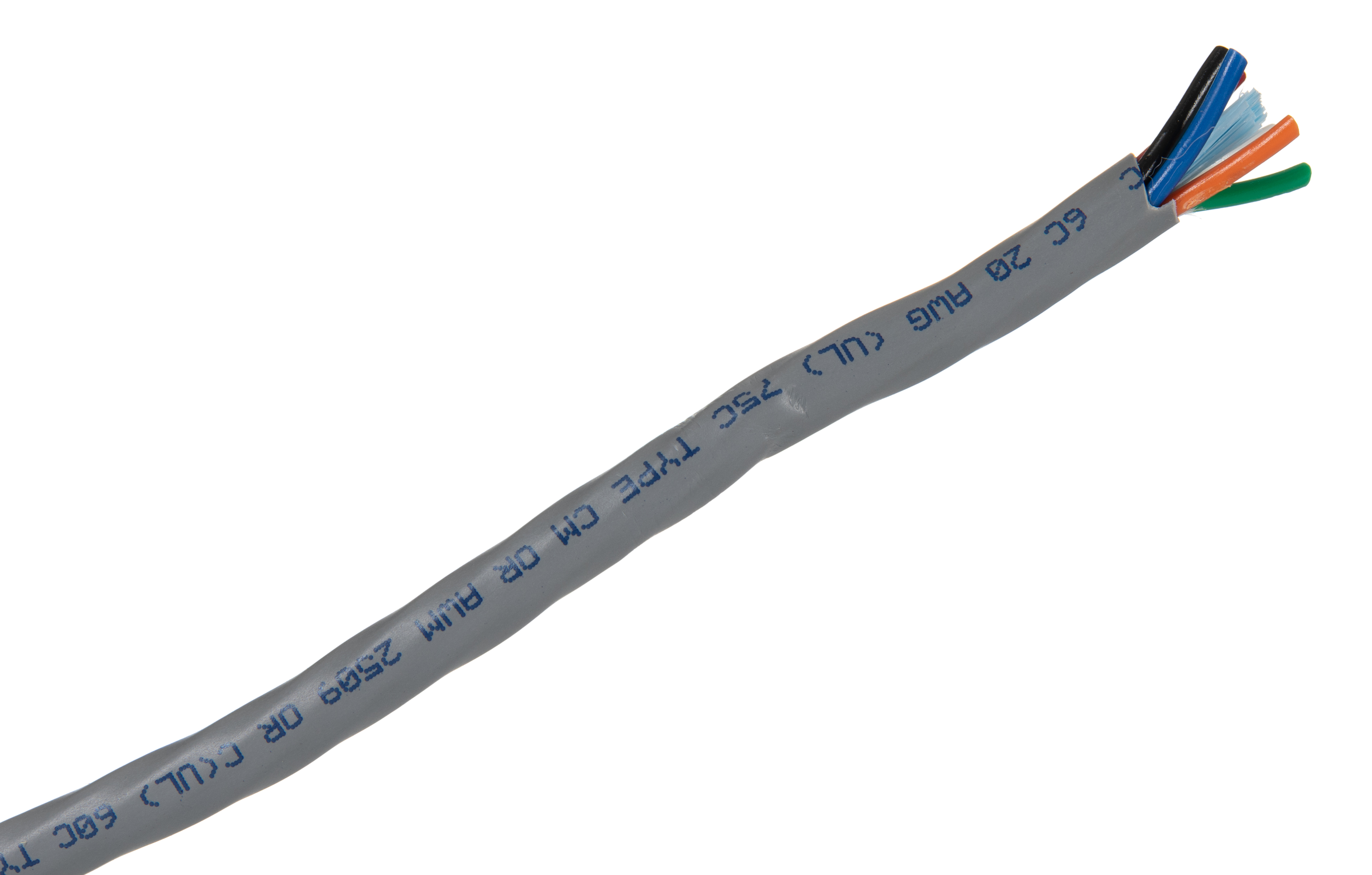 18966c-sl005 Alpha Wire Alpha Essentials Communication & Control Control Cable, 6 Cores, 0.56mm² 20 AWG, Unscreened, 30 m, Grey