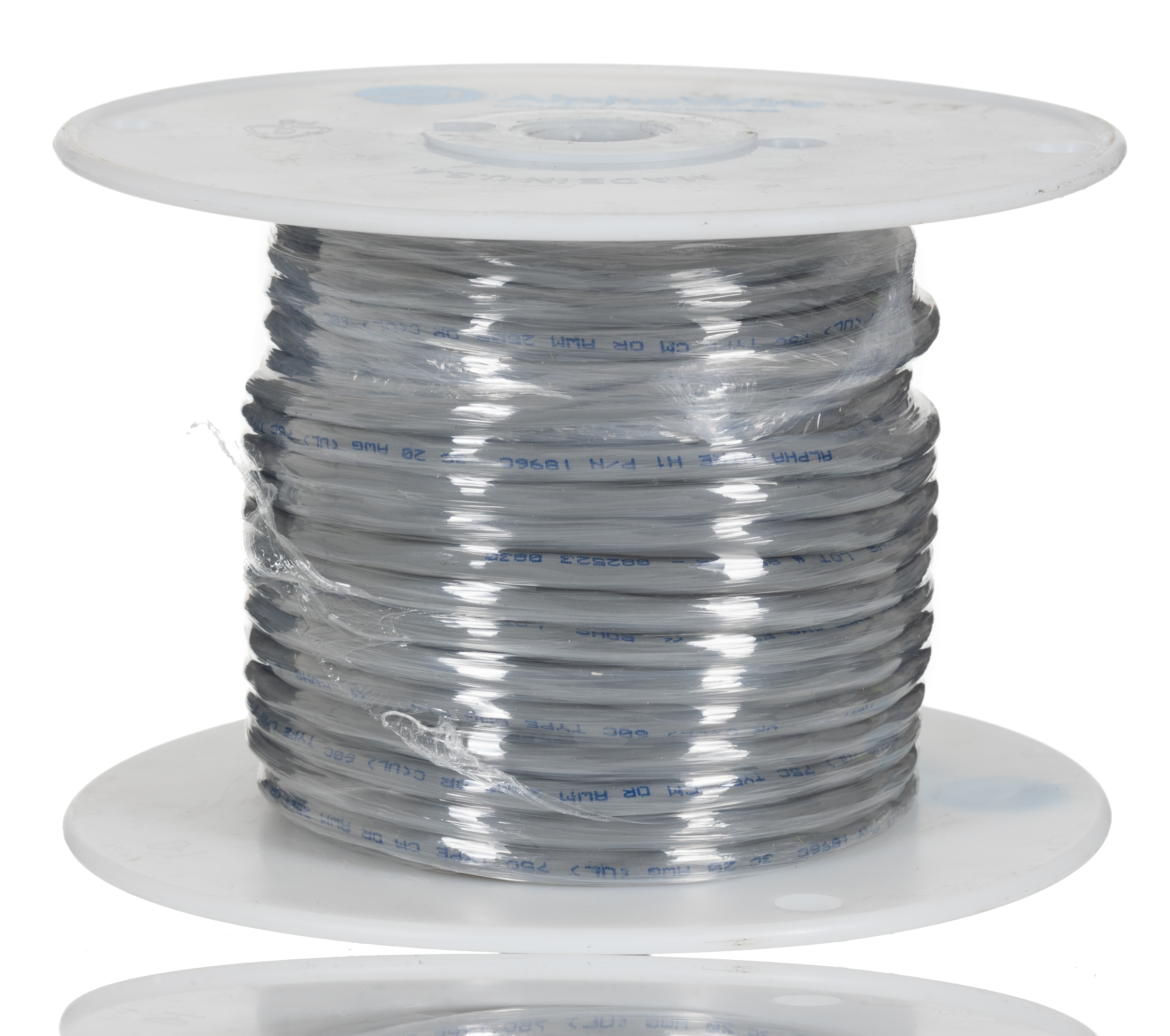 Alpha Wire Alpha Essentials Communication & Control Control Cable, 3 Cores, 0.56mm² 20 AWG, Unscreened, 30 m, Grey