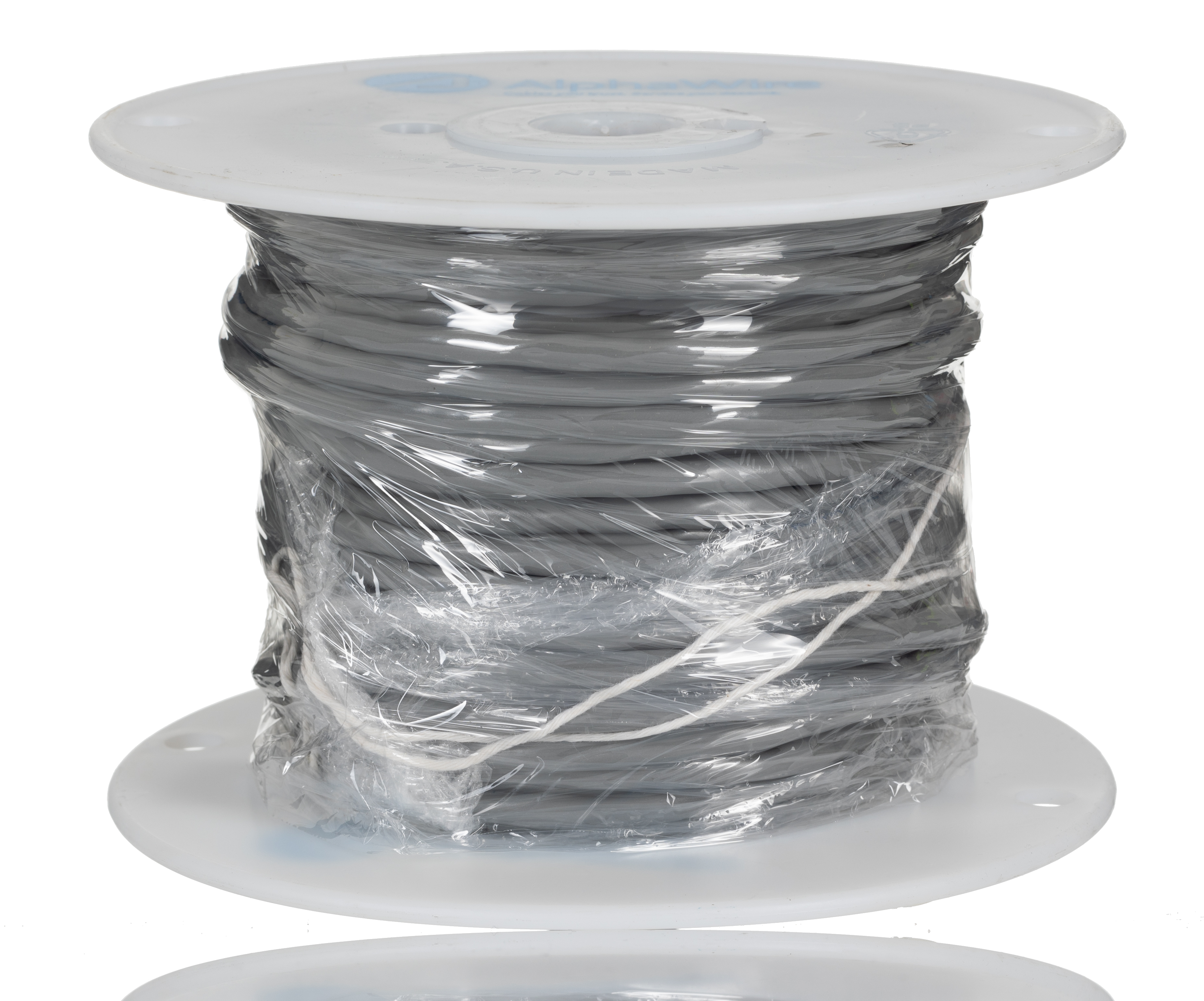 Alpha Wire Alpha Essentials Communication & Control Control Cable, 2 Cores, 0.81mm² 18 AWG, Unscreened, 30 m, Grey
