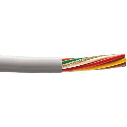 Alpha Wire Alpha Essentials Communication & Control Control Cable, 19 Cores, 0.81mm² 18 AWG, Unscreened, 30 m, Grey