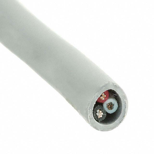 Alpha Wire Alpha Essentials Communication & Control Control Cable, 3 Cores, 1.32mm² 16 AWG, Unscreened, 30 m, Grey