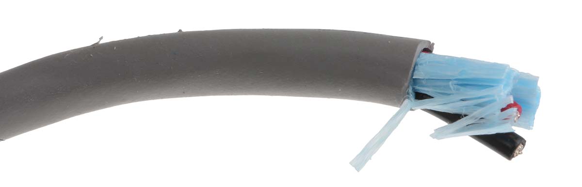 1899c-sl005 Alpha Wire Alpha Essentials Communication & Control Multi-Core Industrial Cable, 2 Cores, 1.32mm² 16 AWG, Unscreened, 30