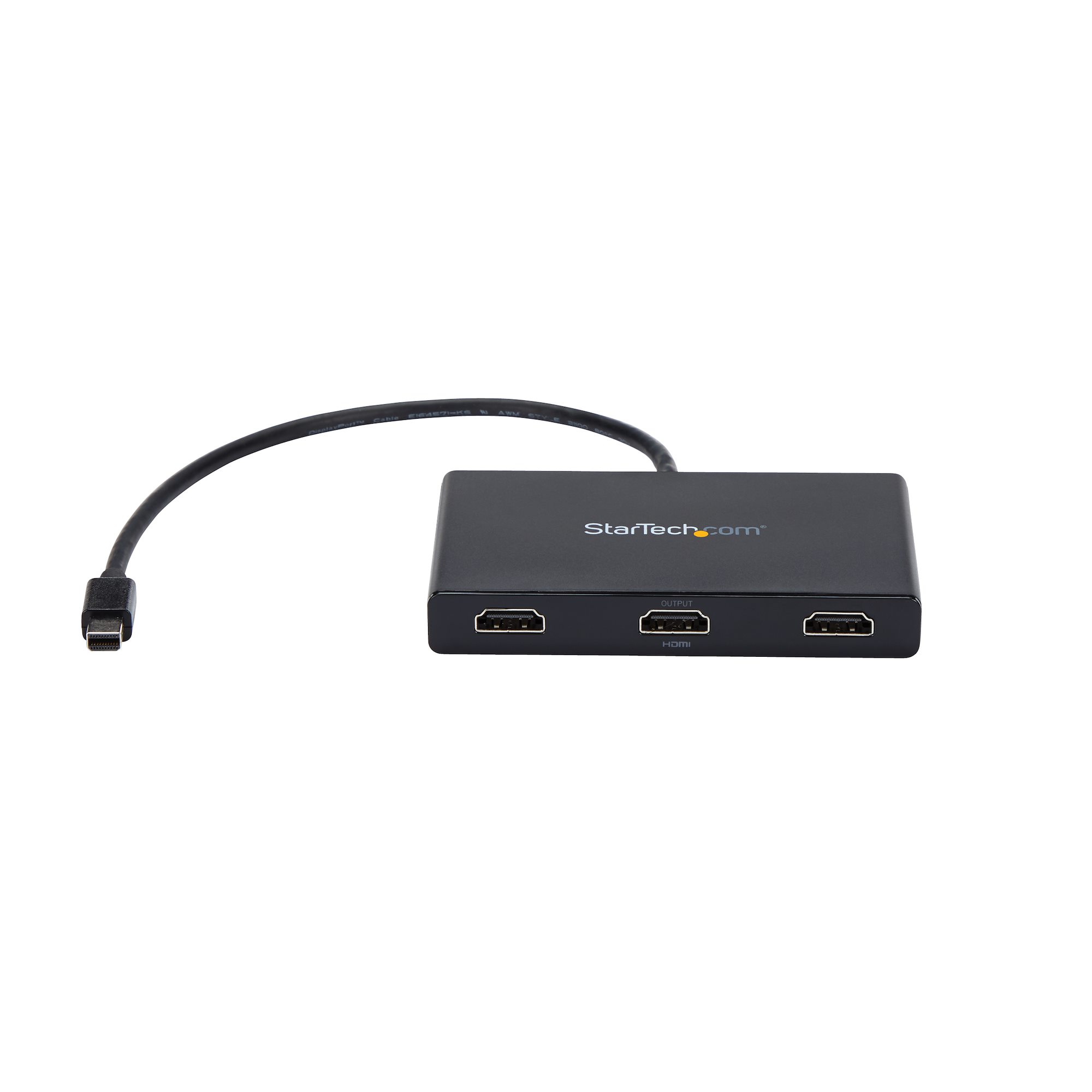 mstmdp123hd StarTech.com 3 port Mini DisplayPort to HDMI Adapter, 114mm Length - 3840 x 2160 Maximum Resolution