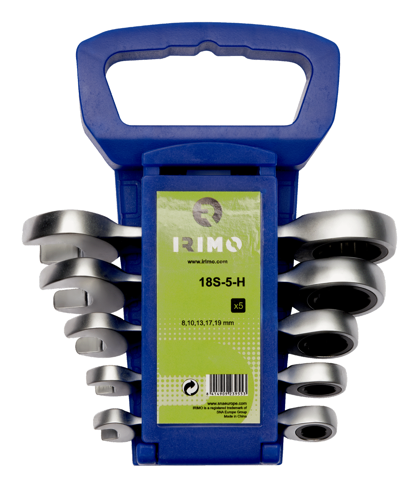 IRIMO 5-Piece Spanner, 8 to 19 mm, Steel Alloy
