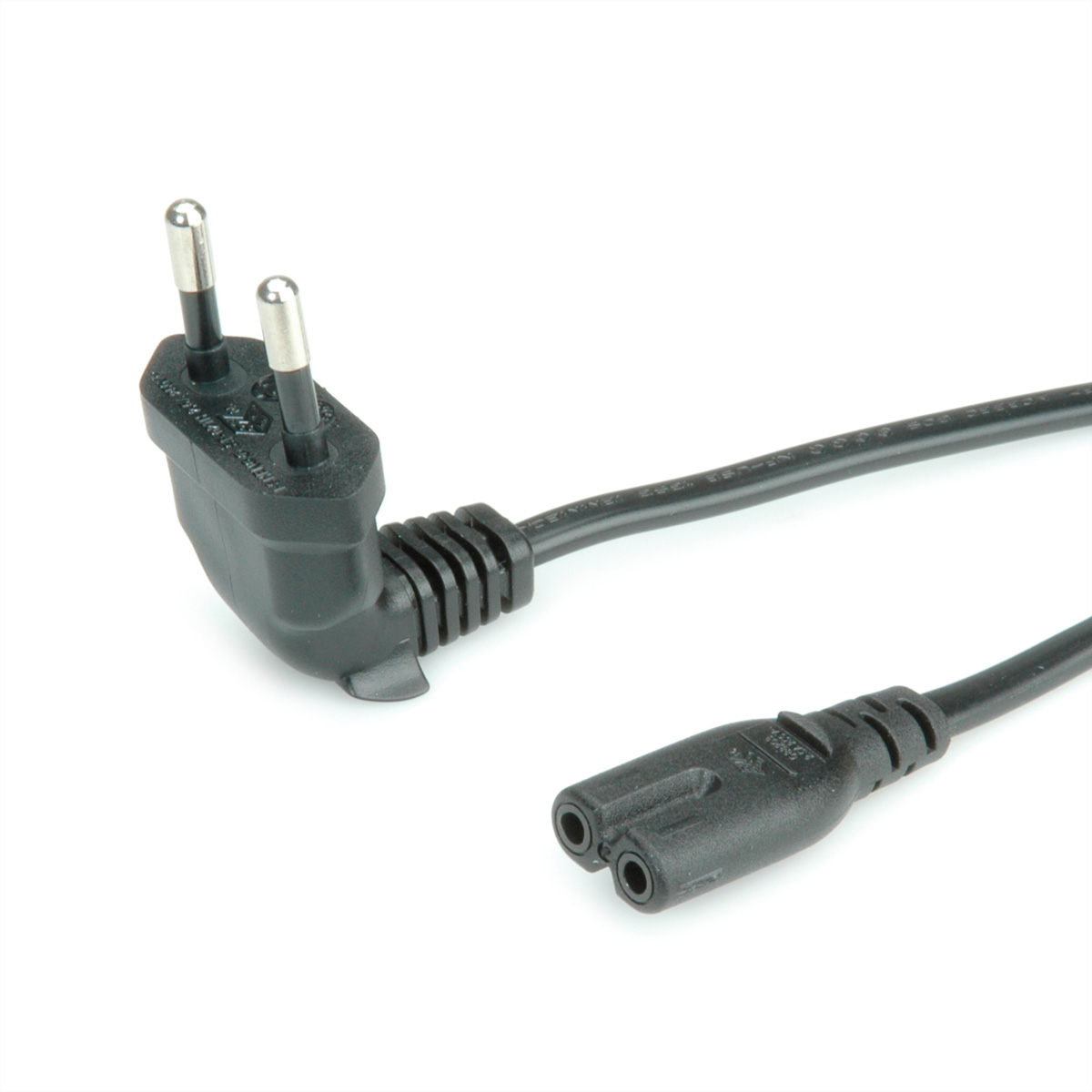 Roline Straight to IEC C7 Power Cable, 1.8 m