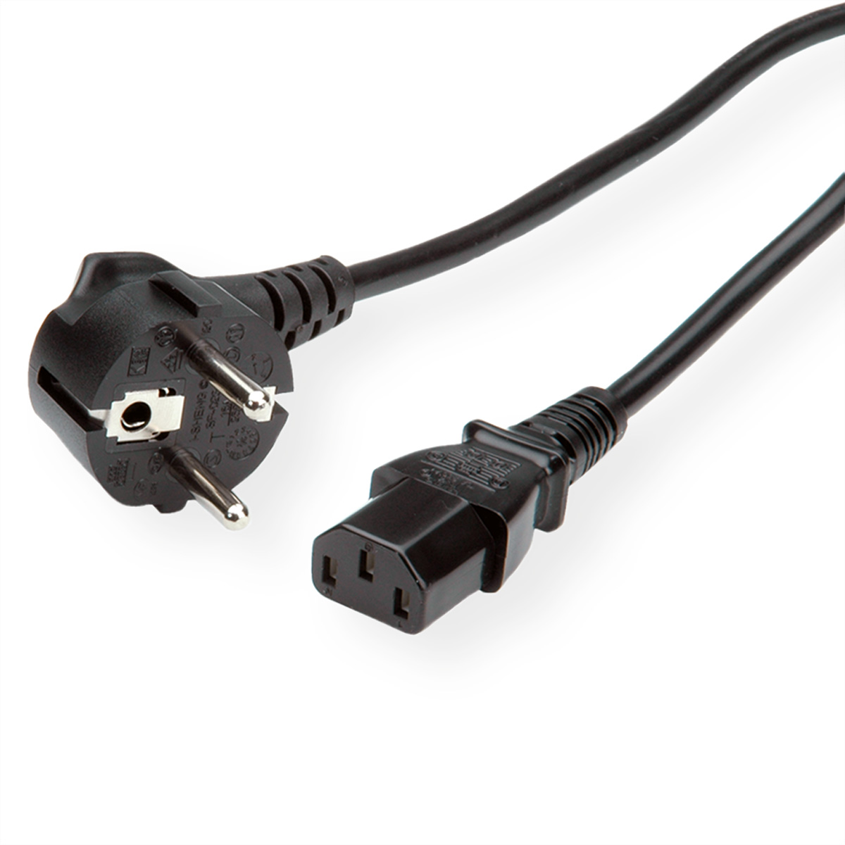 Roline Straight to Straight Power Cable, 1.8 m