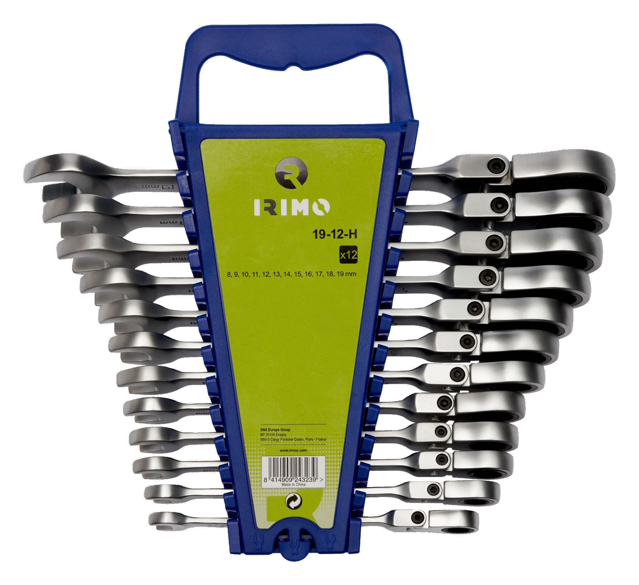 IRIMO 12-Piece Spanner, 9 mm, Steel Alloy