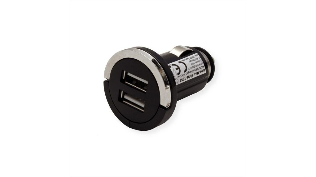 Value Car Charger USB Type A 5 V dc, 2.1 A