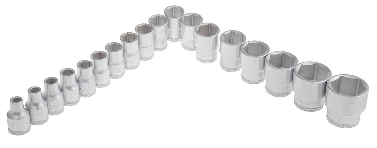 19-emu-20 Gedore 23-Piece 1/2 in Hexagon Socket Set