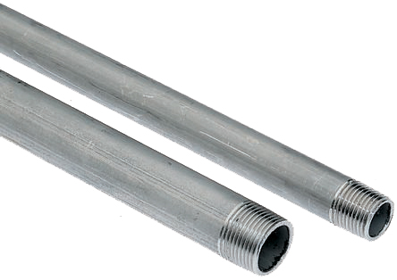RS PRO BSPT Stainless Steel Pipe, 2 m Length