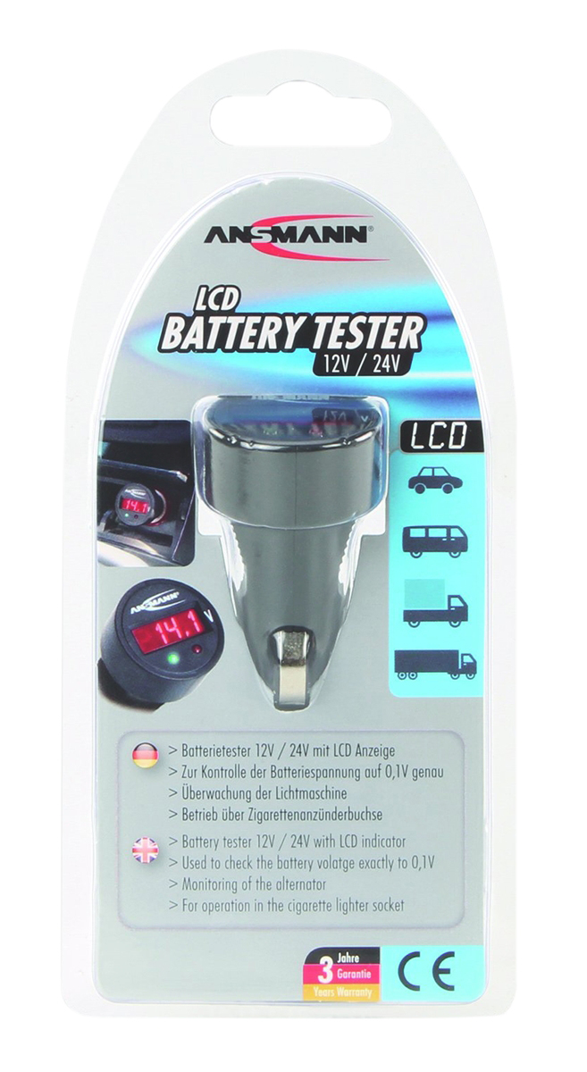 1900-0019 Ansmann  Car Battery Tester