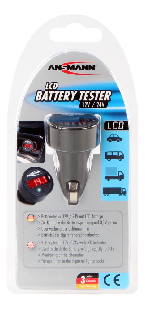 1900-0019 Ansmann  Car Battery Tester