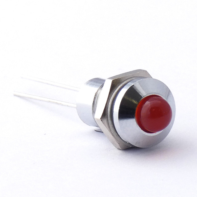 CML Innovative Technologies 1904X Series LED Prominent Panel Indicator, Orange Panel Mount Indicator 2.0V, IP40, 8 mm