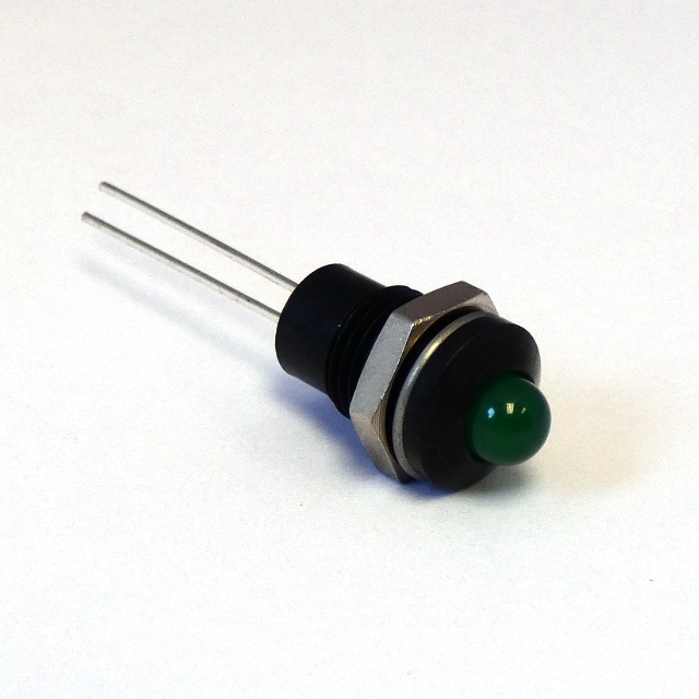 CML Innovative Technologies 1904X Series LED Wire Ended Panel Indicator, Green Panel Mount Indicator, Wire Termination