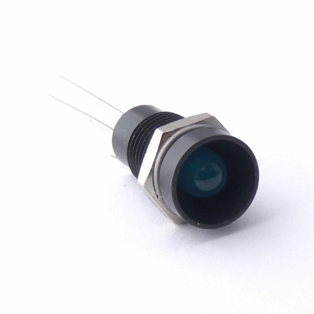 CML Innovative Technologies 1905X Series LED Recessed Panel Indicator, Blue Panel Mount Indicator, Wire Termination