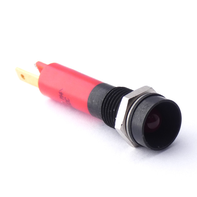 CML Innovative Technologies LED Recessed Panel Indicator, Red Panel Mount Indicator, Tab Termination 12V 25 mA, IP67, 8